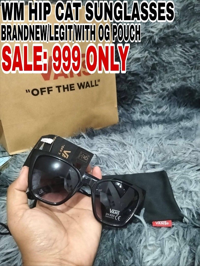 Vans Rise and Shine Sunglasses with OG Pouch (Category: Sunglasses & Eyewear) located in Cavite. Submitted by wafull29 (Listing ID 1453922713, Image 3). Description: - Brand new Vans sunglasses - Comes with original pouch - UV400 protection - Price: 999 pesos - Limited stock available!.