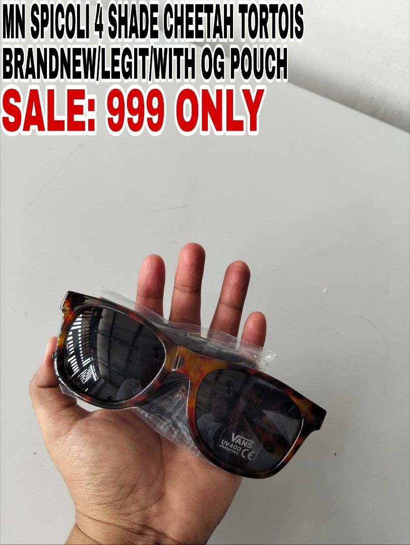 Vans Rise and Shine Sunglasses with OG Pouch (Category: Sunglasses & Eyewear) located in Cavite. Submitted by wafull29 (Listing ID 1453922713, Image 2). Description: - Brand new Vans sunglasses - Comes with original pouch - UV400 protection - Price: 999 pesos - Limited stock available!.