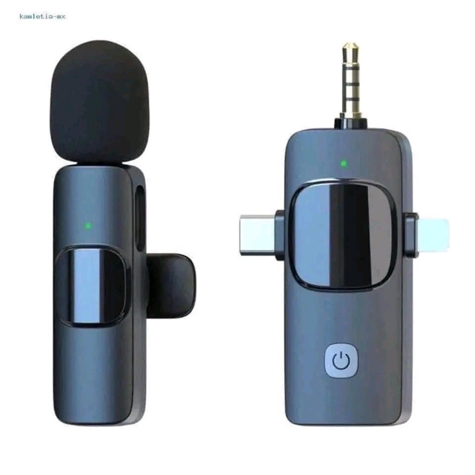 Wireless Lavalier Microphone with USB-C and 3.5mm Jack (Category: Microphones) located in Manila. Submitted by marvieobordo (Listing ID 1453894344, Image 2). Description: - Wireless clip-on microphone for clear audio recording. - Includes receiver with both USB-C and 3.5mm audio jack compatibility. - Ideal for recording videos, vlogs, podcasts, and more. - Compact and portable design for easy carrying. - Simple plug-and-play setup, no complicated
