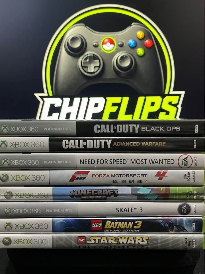 TAKE ALL - ₱1,100!! Xbox 360 Games - All Original (Category: Xbox) located in Quezon City. Submitted by chipflipsph (Listing ID 1453828770, Image 1). Description: TAKE ALL 4 - ₱1,100 Available games: 🎮 Call of Duty: Advanced Warfare NTSC — ₱400 🎮 Need for Speed: Most Wanted (2012) NTSC — ₱300 🎮 LEGO Batman 3: Beyond Gotham NTSC — ₱300 🎮 Forza Motorsport 4 NTSC-J — ₱400 SOLD Call of Duty: Black Ops NTSC Minecraft NTSC Skate 3 NTSC LEGO Star Wa
