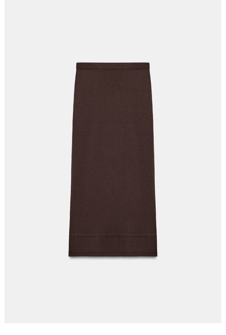 Zara long skirt (Category: Announcements) located in Las Pinas. Submitted by silvader (Listing ID 1453849543, Image 1). Description: Brand new with tag Knitted Medium Drawstring Chocolate brown Store bought .