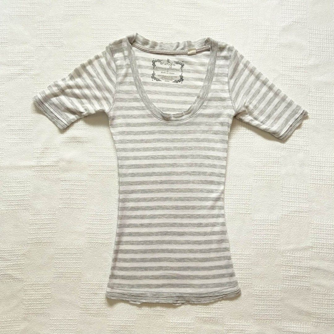 [SOLD] 2000s Energie scoop neck top (Category: Shirts) located in Rizal. Submitted by urkoala (Listing ID 1454043395, Image 1). Description: fits xs to s.
