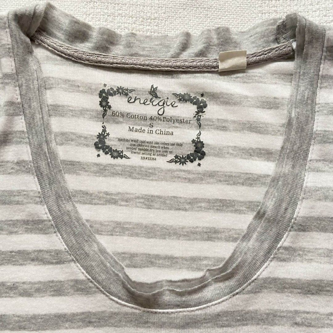 [SOLD] 2000s Energie scoop neck top (Category: Shirts) located in Rizal. Submitted by urkoala (Listing ID 1454043395, Image 2). Description: fits xs to s.