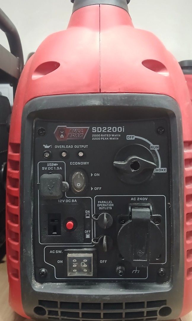 220W. INVERTER GENERATOR. FULL BOAR (Category: Community) located in Quezon City. Submitted by AlexaXander (Listing ID 1454099714, Image 2). Description: *INVERTER GENERATOR GASOLINE *BRAND: FULL BOAR *RUNNING WATTS: 2000W *STARTING WATTS: 2200W *MODEL #: SD200i *220VOLTS FOR MORE DETAILS: PLS.CALL OR TEXT CP #: 09081334158.