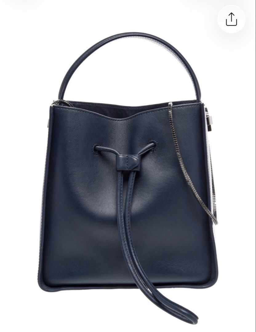 3.1 Philip Lim Bucket bag (Category: Luxury Bags & Wallets) located in Taguig. Submitted by fashionexchangerewear (Listing ID 1454115471, Image 1). Description: Premium quality leather. Bucket bag that doesn’t go out of style. • 3.1 Phillip Lim Bucket Bag • Blue Leather • Silver-Tone Hardware • Canvas Lining • Drawstring Closure at Front • Protective Feet at Base Comes with attached small purse & dust bag Handle Drop: 3.5” Height: 9.5” Width: 6” 