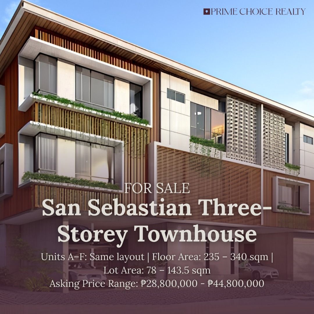 3-Storey Townhouse in San Sebastian, Manila, Property, For Sale ...