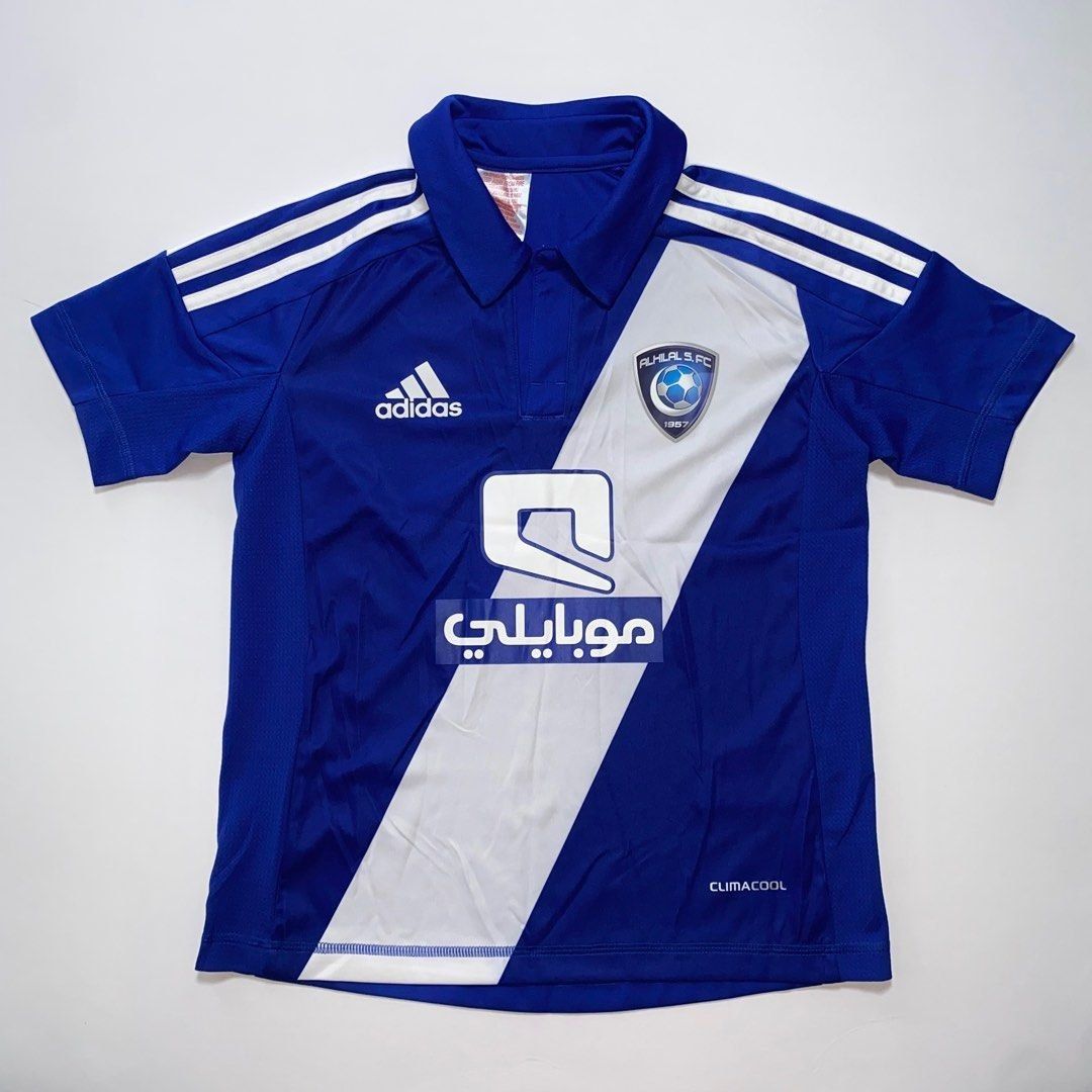 7-8 Years Old Adidas Al-Hilal Saudi Jersey Shirt Polo Baby Girl Boy Kids Original (Category: Babies & Kids Fashion) located in Bulacan. Submitted by jexmd (Listing ID 1443462952, Image 1). Description: .