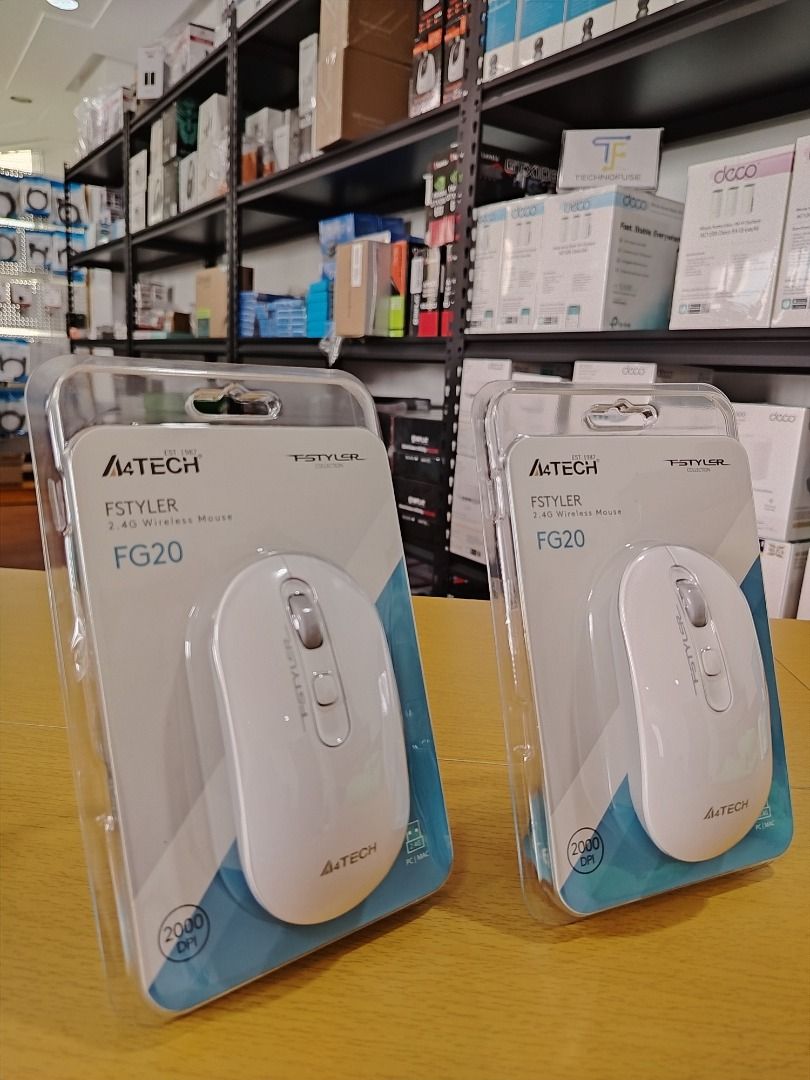 A4Tech FG20 Fstyler Wireless Mouse White (Category: Mouse & Mousepads) located in Pasig City. Submitted by technofuseofficial (Listing ID 1454086632, Image 3). Description: A4Tech FG20 Fstyler Wireless Mouse White Brand New and Original Items Store Location: 4F Unit 402, 604 Shaw Boulevard, Barangay Kapitolyo, Pasig City Same Day Delivery: - Lalamove delivery within Metro Manila - For walk-ins: Always PM first for item availability - We are also 