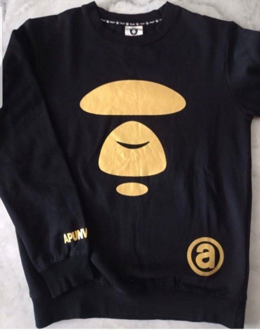 Aape by A Bathing Ape Pullover Sweater sweatshirt hoodie (Category: Coats, Jackets and Outerwear) located in Quezon City. Submitted by bbbts1268 (Listing ID 1454148965, Image 1). Description: 9/10 color rate worn twice last price.