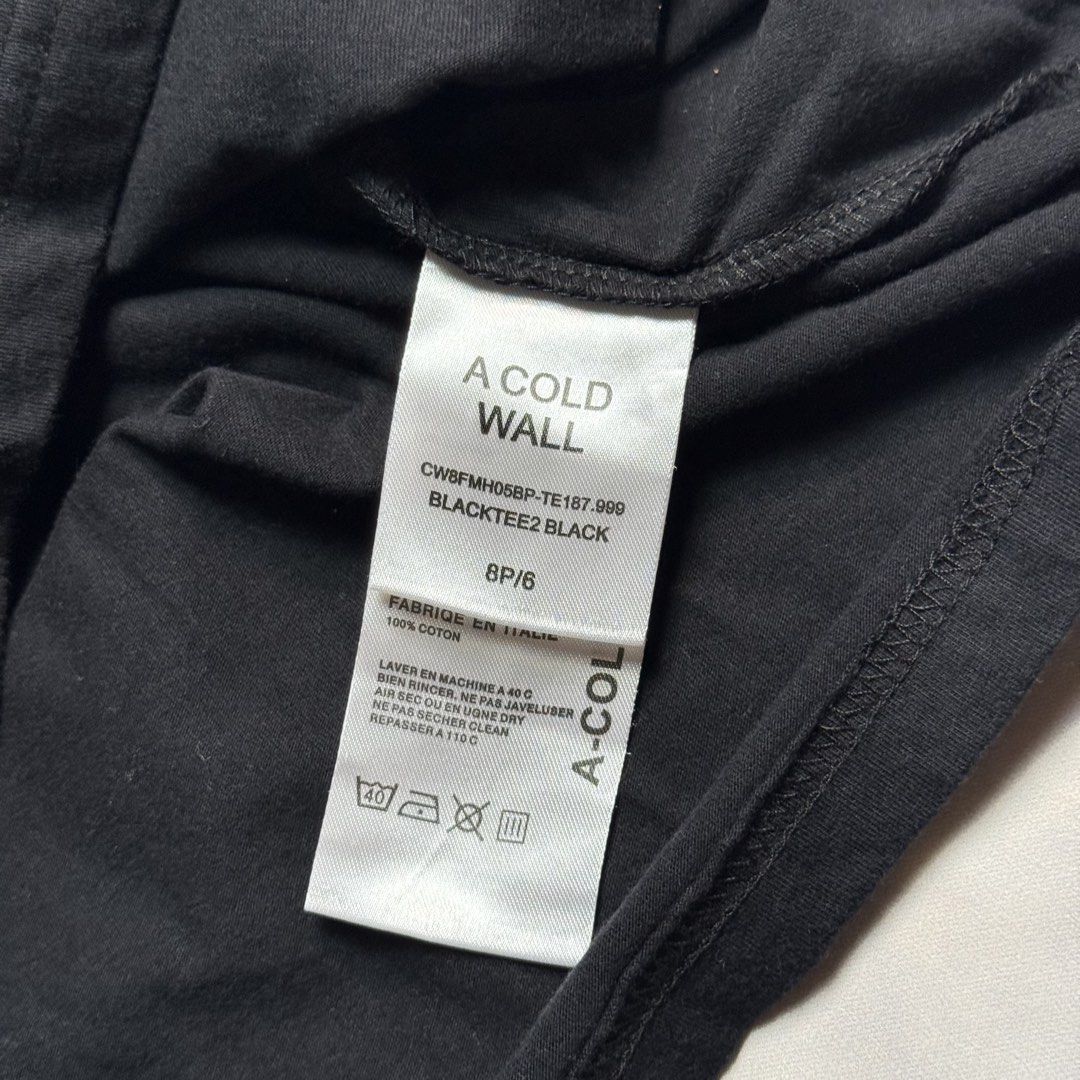 A-COLD-WALL* - Basic Tee (Category: Activewear) located in Cavite. Submitted by gooditems.cavite (Listing ID 1454112571, Image 3). Description: 19.5x28 medium frame Excellent condition No flaws Add sf.