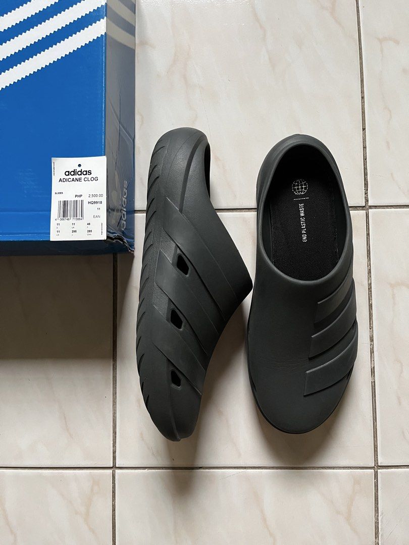 Adidas Adicane Clogs Black (Category: Slippers & Slides) located in Calapan. Submitted by clothing_shoes24 (Listing ID 1454092705, Image 1). Description: Adidas Adicane Clogs Black 850 Size 11 US Mens in a very good condition no box.
