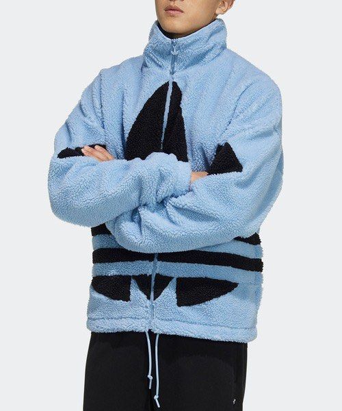 ADIDAS BIG LOGO FLEECE JACKET (Category: Coats, Jackets and Outerwear) located in Cagayan de Oro. Submitted by patrickjam03829 (Listing ID 1454033602, Image 1). Description: size 2xl on tag adjustable needwash only.