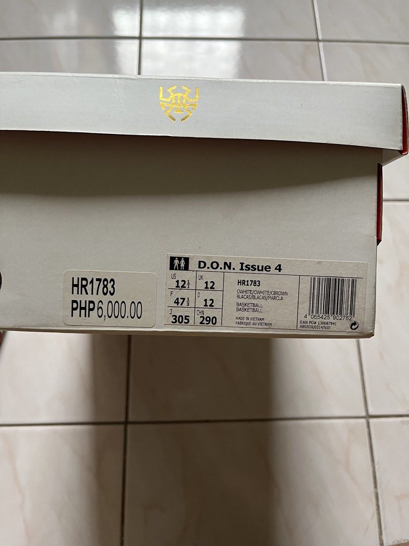 Adidas Donovan Mitchell “D.O.N. Issue 4” (6k srp) (Category: Sneakers) located in Calapan. Submitted by clothing_shoes24 (Listing ID 1454088889, Image 3). Description: Adidas Donovan Mitchell “D.O.N. Issue 4” (6k srp) size: US 12.5 fits 12 rfs: decluttering in a very good condition issue: minor scuffs and sign of usage, check every pic posted.