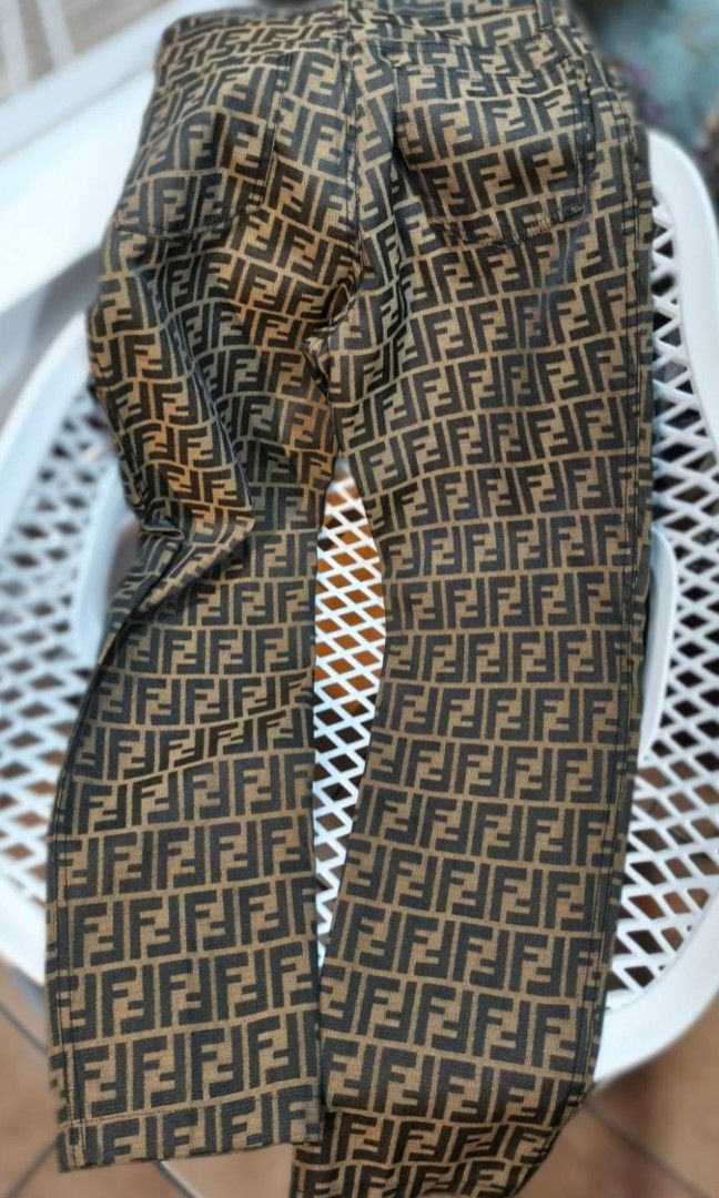 Authentic Fendi Monogram Trousers Size 26 (Category: Other Bottoms) located in Aguinaldo. Submitted by designerlaneph (Listing ID 1454158508, Image 2). Description: Previously owned Fendi monogram trousers size 26 💯% authentic in nice condition free shipping onhand.