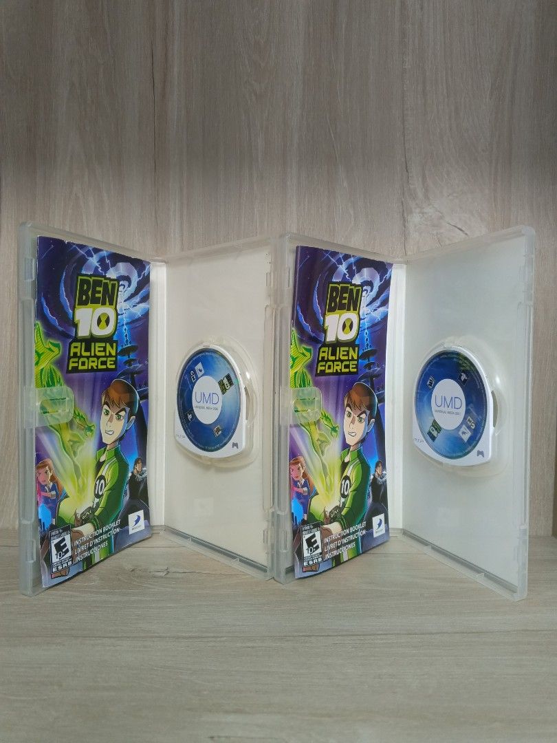 Ben 10 Alien Force PSP UMD Game (Category: PlayStation) located in Bauang. Submitted by gamingstation12 (Listing ID 1454063486, Image 2). Description: For Sale PSP UMD Game Ben 10 Alien Force = Php. 550 EACH Region 1 Complete with Manual Copy 1 Disc Condition: 8.9/10 (Good Condi.) Copy 2 Disc Condition: 9.5/10 (Mint) Price is negotiable Good Condition 💯🔥 Working and Tested 💯🔥 "PAYMENT FIRST POLICY" Shipping Accepted Method of Payment GCASH Pa