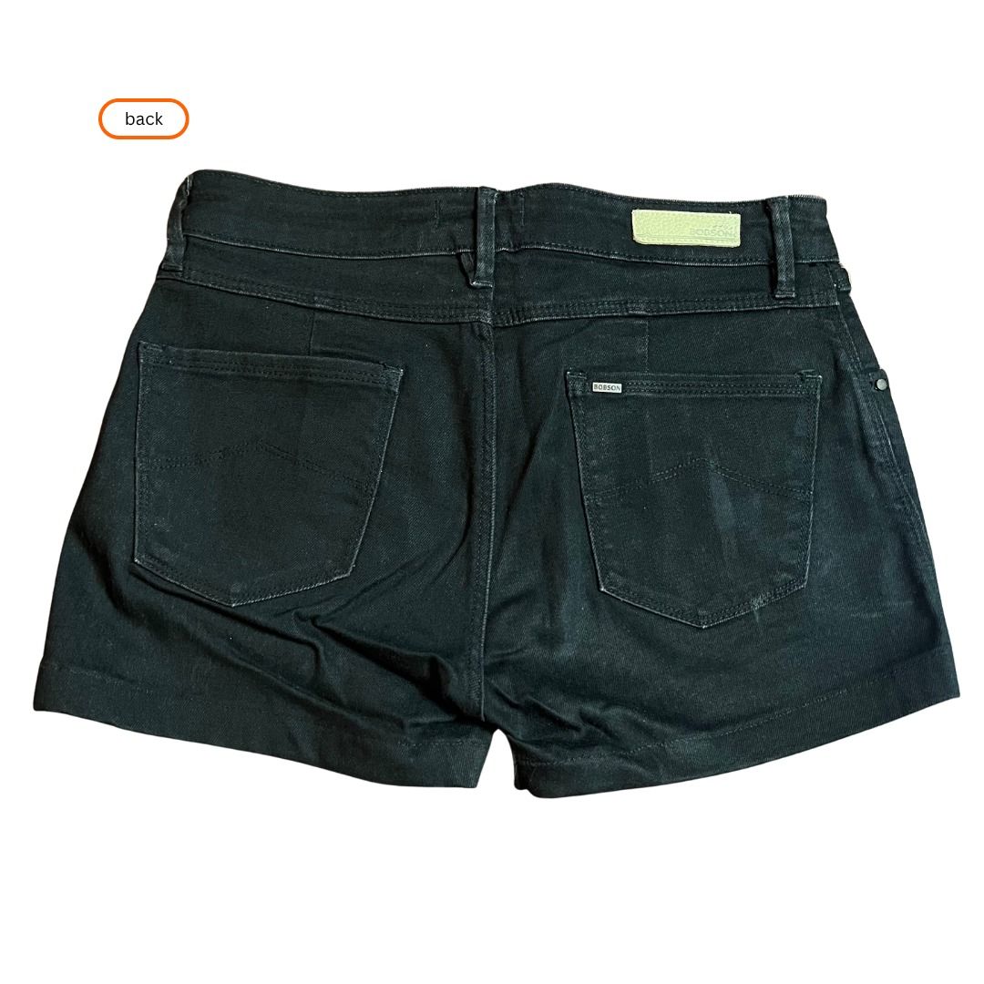 Black Denim Shorts (Category: Shorts) located in Santa Rosa. Submitted by annydeclutters (Listing ID 1454145601, Image 3). Description: Reika by Bobson Size: 28 RFS: Decluttering.