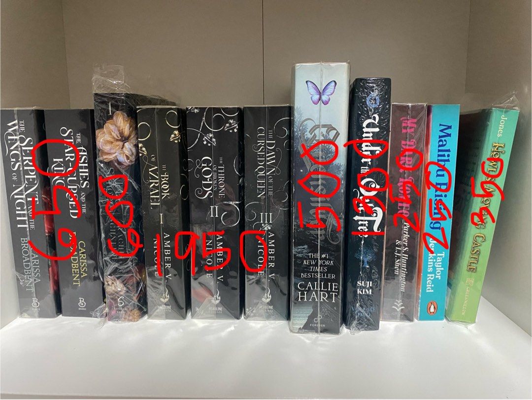BOOKTOK FOR SALE PART 3 (Category: Storybooks) located in Bulacan. Submitted by beeucarat05 (Listing ID 1454129542, Image 1). Description: - Onhand - see pic for prices - last price na po SOLD ❌ - Book of azrael set - My dark romeo .