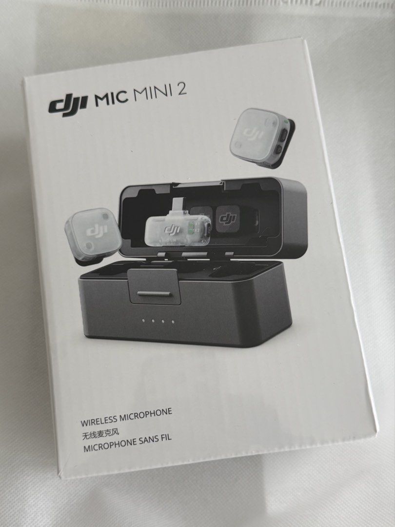 [Brand New] DJI Mic Mini 2 (2TX + 1 Mobile Receiver) (Category: Microphones) located in Makati City. Submitted by miarchives (Listing ID 1454045140, Image 1). Description: 🍒 brand new, sealed DJI Mic Mini 2 (2TX + Mobile Receiver, charging case) rfs: friend is upgrading to the newer version 🛒 P3,750, originally P3,990 🚛 lbc / lalamove 💵 sf shouldered by buyer.