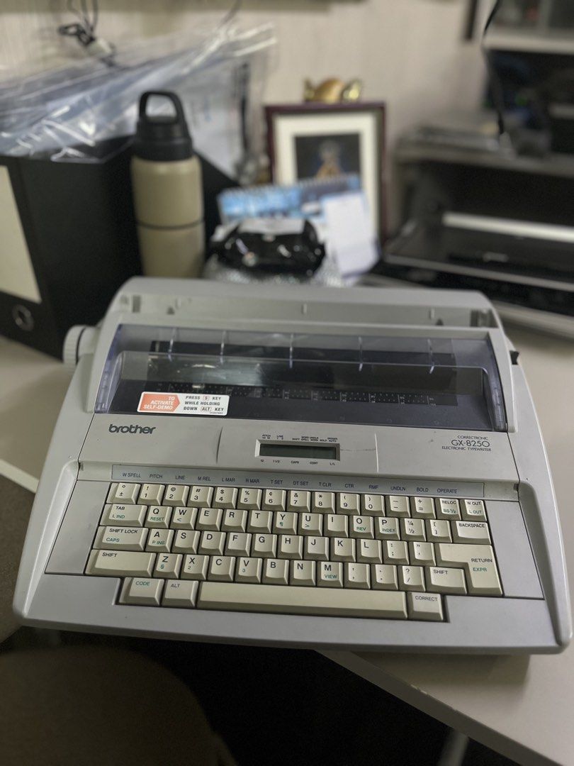 Brother GX 8250 Electronic Typewriter (Category: Printers, Scanners & Copiers) located in Manila. Submitted by cmsormtrading (Listing ID 1454085086, Image 3). Description: Reconditioned GX 8250 Call 09668556030 for more details Or message me.