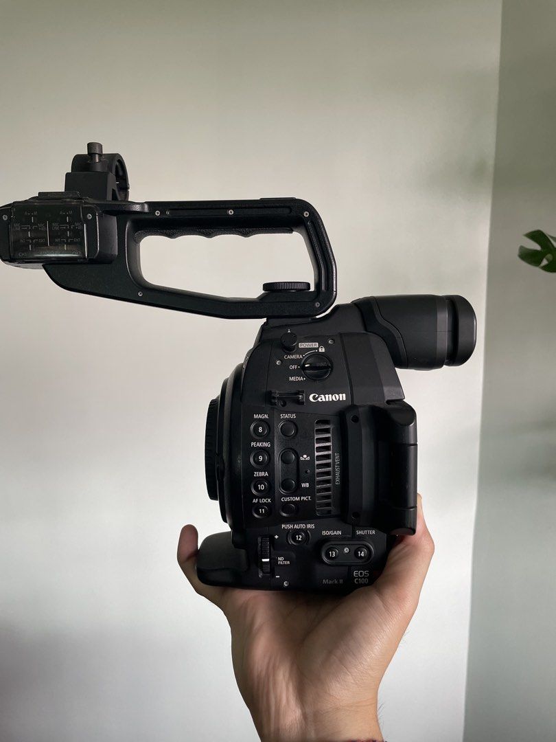 Canon EOS C100 Mark II Cinema Camera Body (Category: Video Cameras) located in Manila. Submitted by cs5451 (Listing ID 1454082455, Image 1). Description: Canon EOS C100 Mark II Cinema Camera Body Selling my personal Canon C100 Mark II. If you’ve been looking for one, you probably already know why this camera has such a good reputation. Still one of the most reliable cinema cameras out there - great colors, built-in ND, excellent battery life. Com