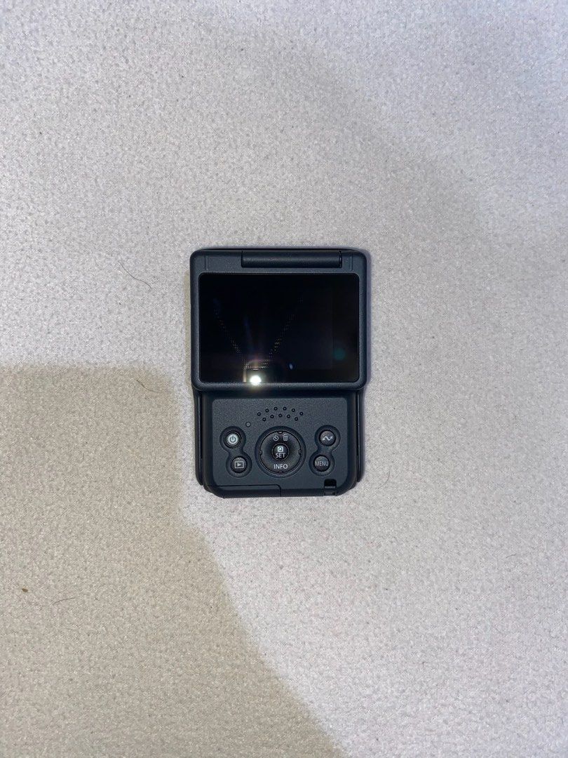 Canon Powershot V10 - Video Camera (Black) (Category: Video Cameras) located in Manila. Submitted by smnthshn (Listing ID 1454181005, Image 2). Description: Bought at: CameraHaus Plus (SM Mall of Asia) Issue/s: None Purchased: October 4, 2025 RFS: Not using it anymore slightly negotiable :).