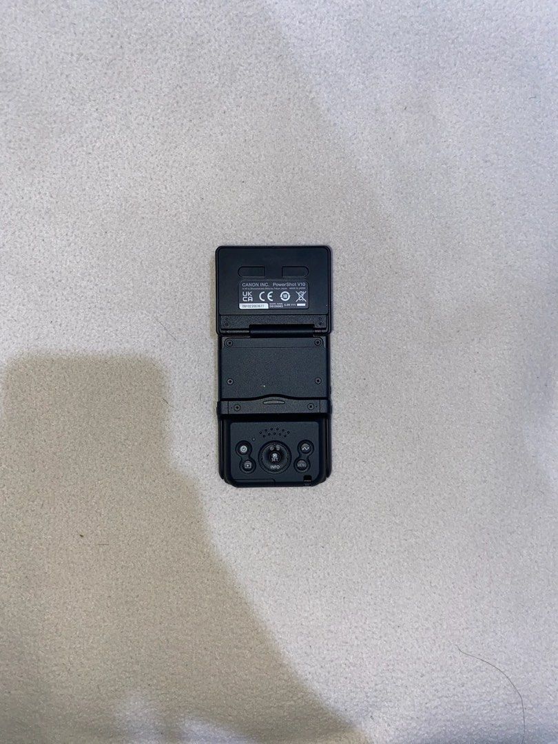 Canon Powershot V10 - Video Camera (Black) (Category: Video Cameras) located in Manila. Submitted by smnthshn (Listing ID 1454181005, Image 3). Description: Bought at: CameraHaus Plus (SM Mall of Asia) Issue/s: None Purchased: October 4, 2025 RFS: Not using it anymore slightly negotiable :).
