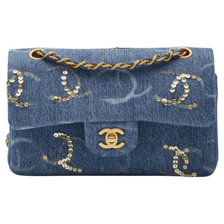 Chanel Flap Denim (Category: Luxury Bags & Wallets) located in Quezon City. Submitted by kingwolf824 (Listing ID 1454163693, Image 1). Description: Chanel flap denim. SUPER RARE! Leather interior. Coded. Can be sling bag and shoulder bag. Comes with dustbag only. No returns, No exchange, No refunds..