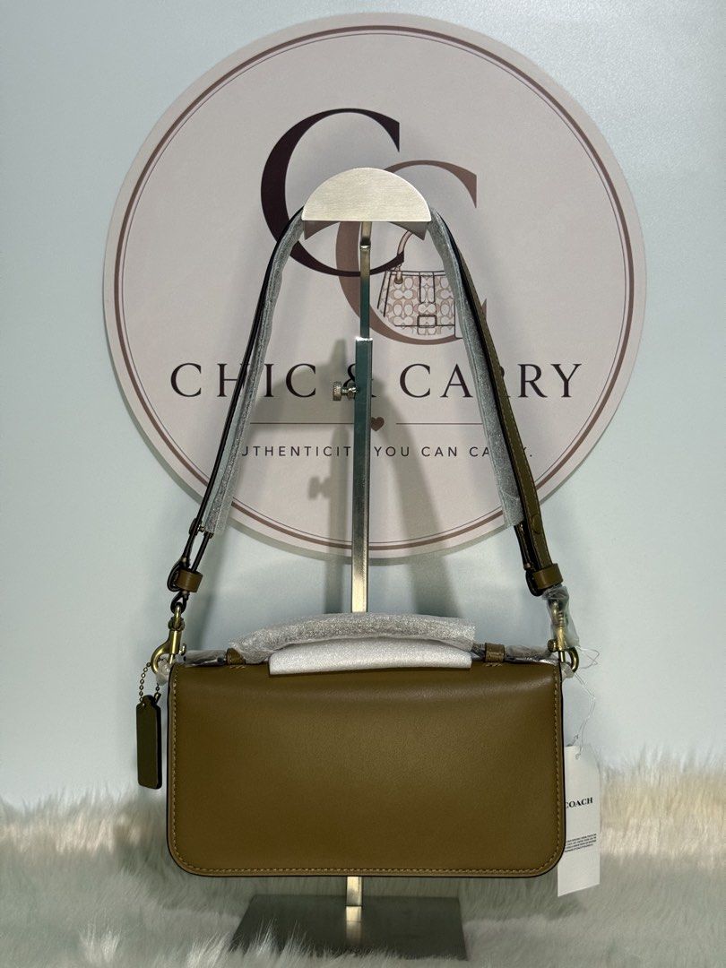 Coach Elora Top Handle - Muted Olive (Category: Luxury Bags & Wallets) located in Quezon City. Submitted by chicandcarry.ph (Listing ID 1454065013, Image 2). Description: ✨Brandnew 💯 Original Coach Bag 🤎Inclusion: Complete with tag, cc and dustbag 📩PM for more details.