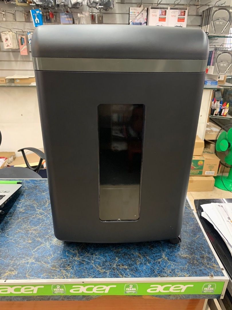 Comix S3508D Paper Shredder - Micro Cut (Category: Office & Business Technology) located in Batac City. Submitted by vanillabuttercream (Listing ID 1454025808, Image 3). Description: - Comix S3508D Micro Cut Paper Shredder - Shreds up to 8 sheets at once - Long 40-minute continuous run time - Large 22L waste bin - Ideal for home and office security.