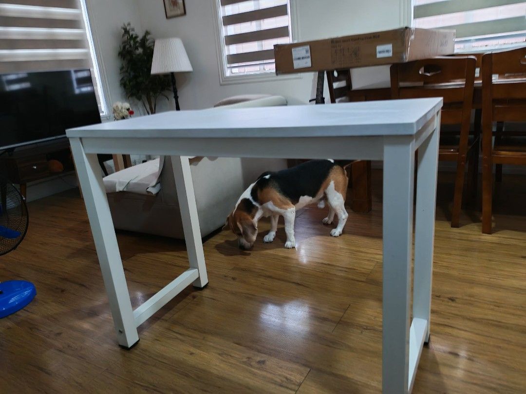 Computer / Study Desk - Table (Category: Tables & Sets) located in Antipolo. Submitted by timi69 (Listing ID 1454064752, Image 2). Description: - Standing Desk - Ideal for home office setups - Easy to assemble - length = 3.9 ft width = 1.9 ft height = 2.3 ft .