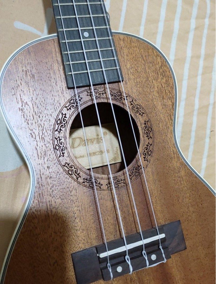 Davis Ukulele (Category: Musical Instruments) located in Manila. Submitted by miraent (Listing ID 1454031906, Image 3). Description: In vvgc !! (ilang times lang nagamit bc di ko na inaral 🥲) with bag.