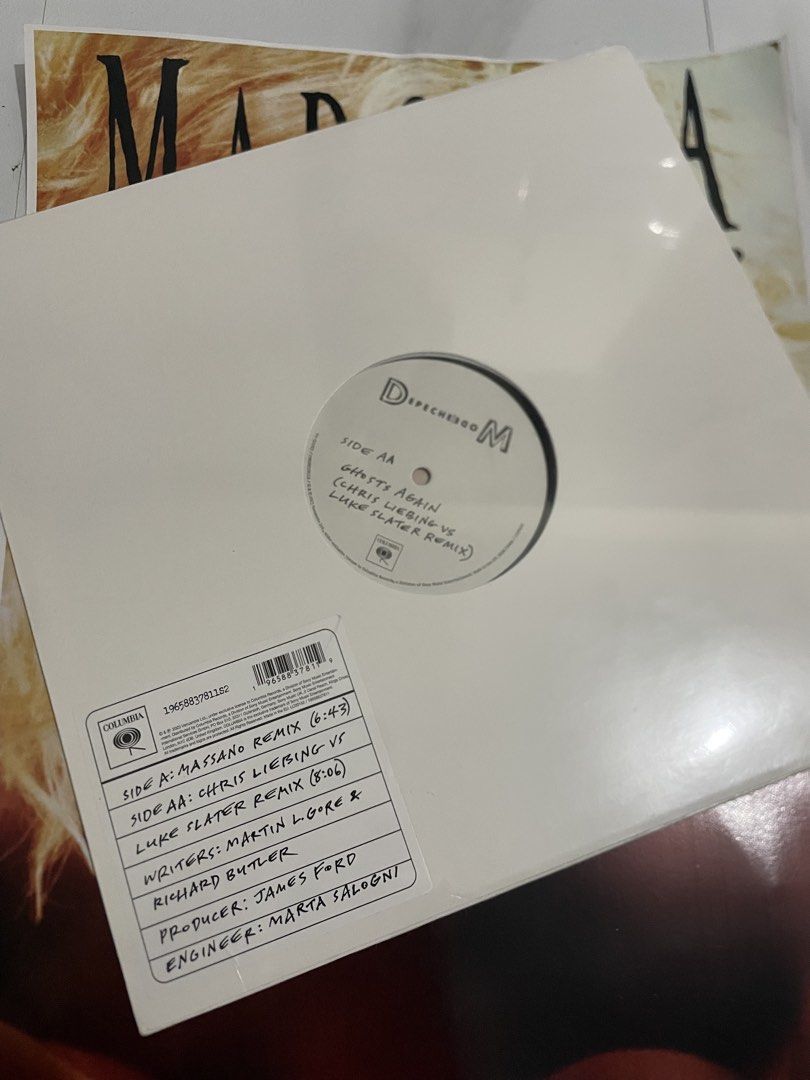 Depeche Mode 12” singles and LPs (Category: Vinyls) located in Quezon City. Submitted by robertsonx97 (Listing ID 1454140971, Image 1). Description: Depeche Mode LPs & Singles for sale All European press. All tested no skips. Pick up here at Holy Spirit QC (Lalamove pick up) Add SF outside NCR Message me for more details Ghosts Again (2023 12” Remixes) SEALED/ Limited Edition - Numbered P3000 Some Great Reward (Greek pressing with lyrics insert) 