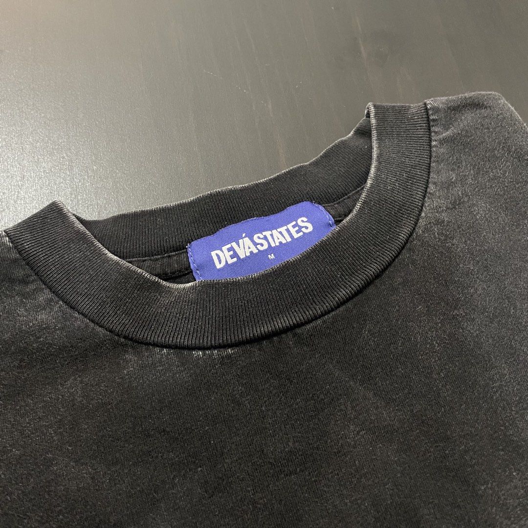 Deva States (Category: Tshirts & Polo Shirts) located in Puchong. Submitted by apetething (Listing ID 1454179512, Image 2). Description: Deva States (Cropped) Size : M Measurement : 22” x 25” Colour : Washed Black.