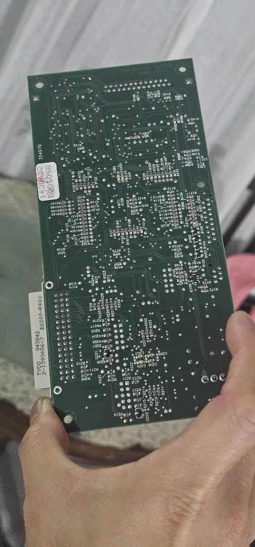 Digital Processor Board 80-49B ( For EV DX38) (Category: Soundbars, Speakers & Amplifiers) located in Manila. Submitted by froilan82 (Listing ID 1454043317, Image 1). Description: - Digital board, model 80-49B - Part number: 154979 V079660CS - Green PCB with various chips and connectors - Component from a larger system - Selling as is.