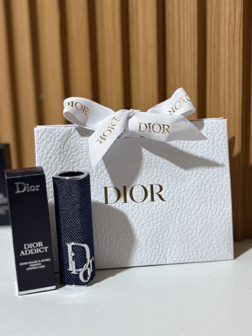 Dior Addict Lip Couture Denim Lipstick Case (Category: Makeup) located in Pasay City. Submitted by keynbloom (Listing ID 1454026527, Image 1). Description: - brandnew with box - 100% original.