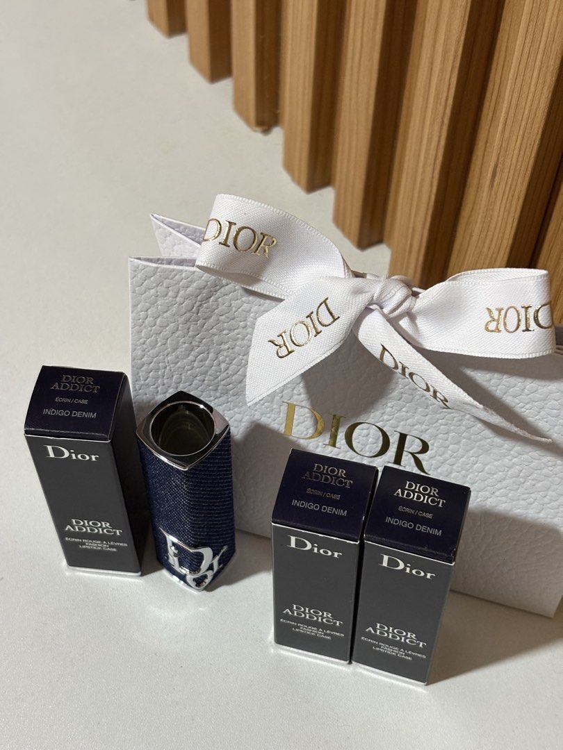 Dior Addict Lip Couture Denim Lipstick Case (Category: Makeup) located in Pasay City. Submitted by keynbloom (Listing ID 1454026527, Image 3). Description: - brandnew with box - 100% original.