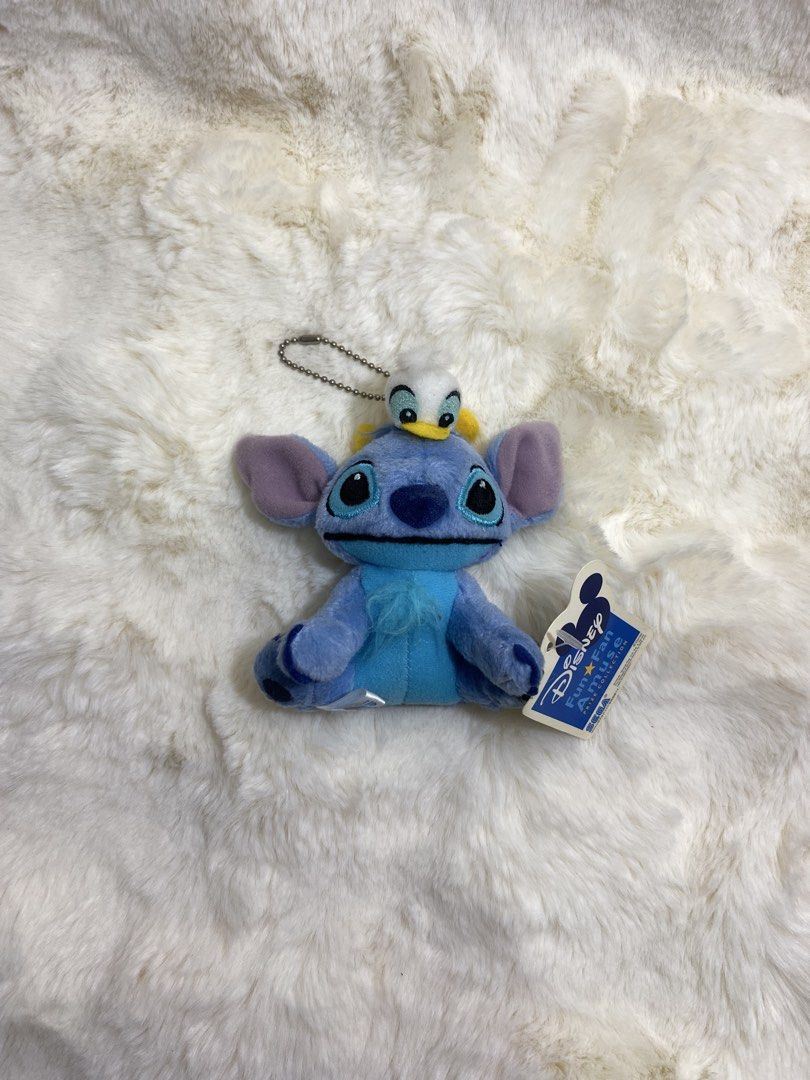 Disney Stitch ft. Duckling Plush Keychain Charm (Category: Plushies & Soft Toys) located in Kalibo. Submitted by ollie_stuffshop (Listing ID 1454096001, Image 1). Description: Before you send your inquiries: ❗️Last Price is already posted ❗️Manage your expectations, WYSIWYG ❗️May need washing ❗️Shipping day is every Sunday - Adorable Stitch plush keychain - Features a cute Donald Duck hat - Comes with a durable metal chain and clip - Ideal for de