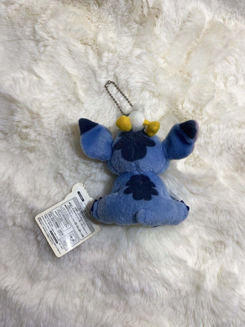 Disney Stitch ft. Duckling Plush Keychain Charm (Category: Plushies & Soft Toys) located in Kalibo. Submitted by ollie_stuffshop (Listing ID 1454096001, Image 2). Description: Before you send your inquiries: ❗️Last Price is already posted ❗️Manage your expectations, WYSIWYG ❗️May need washing ❗️Shipping day is every Sunday - Adorable Stitch plush keychain - Features a cute Donald Duck hat - Comes with a durable metal chain and clip - Ideal for de