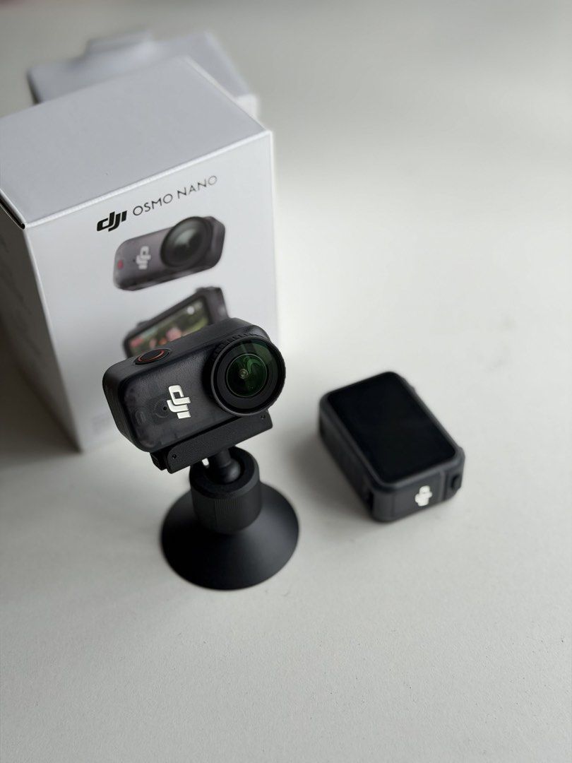 DJI osmo nano (Category: Video Cameras) located in Batangas. Submitted by kqntlx (Listing ID 1454070124, Image 1). Description: - Osmo Nano Magnetic Hat Clip - Osmo Nano Magnetic Lanyard - Osmo Nano Protective Case - USB-C to USB-C PD Cable (USB 3.1) - Osmo Nano Dual-Direction Magnetic Ball Joint Adapter Mount bought it for ₱ 18,000, selling for only ₱ 15,000.