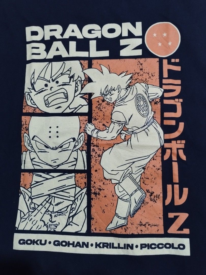 Dragon Ball Z Tees (Category: Activewear) located in Valenzuela. Submitted by teevault (Listing ID 1453801673, Image 1). Description: Dragon Ball Z by Toei animation Shirt Size: XL (24x 29.5 inches) Fabric: Cotton Print: Solid Print Rubberized Fabric: 100% Cotton made in Honduras USA Color: Black Shirt Rate Color: 10 of 10.