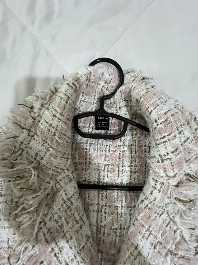 White Checkered Tweed Romper (Category: Dresses) located in Quezon City. Submitted by tangled8 (Listing ID 1454079153, Image 3). Description: .