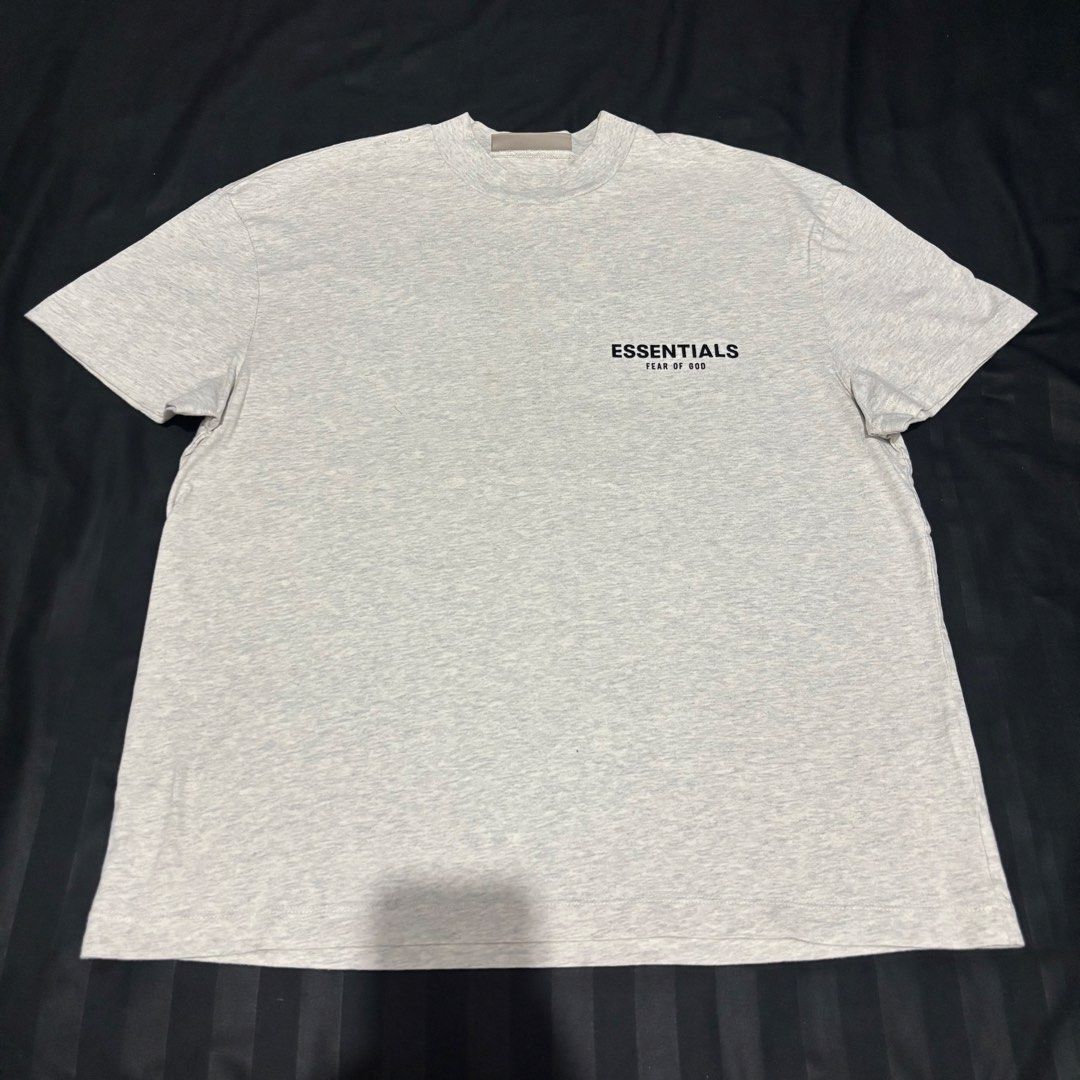 Essentials Light Oatmeal Tee (Category: Formal Shirts) located in Manila. Submitted by hiddentreasuresclo (Listing ID 1454023545, Image 1). Description: Authentic W/ original ziplock 27x22.