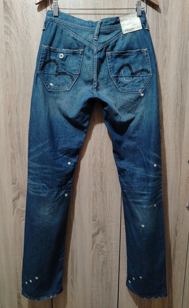 Evisu Genes Seagull Distressed Denim (Category: Jeans) located in Plaridel. Submitted by orfdnix (Listing ID 1454092797, Image 2). Description: *EVISU GENES Seagull Buttonfly Jeans W: 28-29 L: 42 Hem: 7.5 Excellent Condition Loc: bulacan.