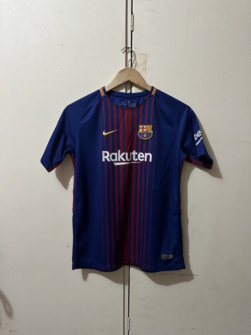FC Barcelona Soccer Jersey (Category: Activewear) located in Manila. Submitted by 4buying (Listing ID 1454028348, Image 1). Description: - Youth XL/Adult XS - Length: 24, Width: 19 - No issues.