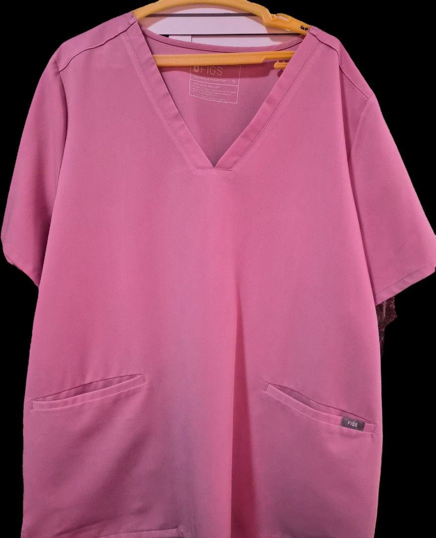 FIGS Technical Collection Scrubs Set + extra top - Pink - XL (Category: Activewear) located in Tagbilaran City. Submitted by buttertannles (Listing ID 1454015471, Image 1). Description: Selling my 2x only worn Figs set + extra top for P2000 only. Price is non-negotiable but with free shipping. Size 1st Top (V-neck): XL Size 2nd Rop (Chinese collar): L (size for this style runs big) Size Bottoms: XL (jogger style with multiple pockets) Reason for 