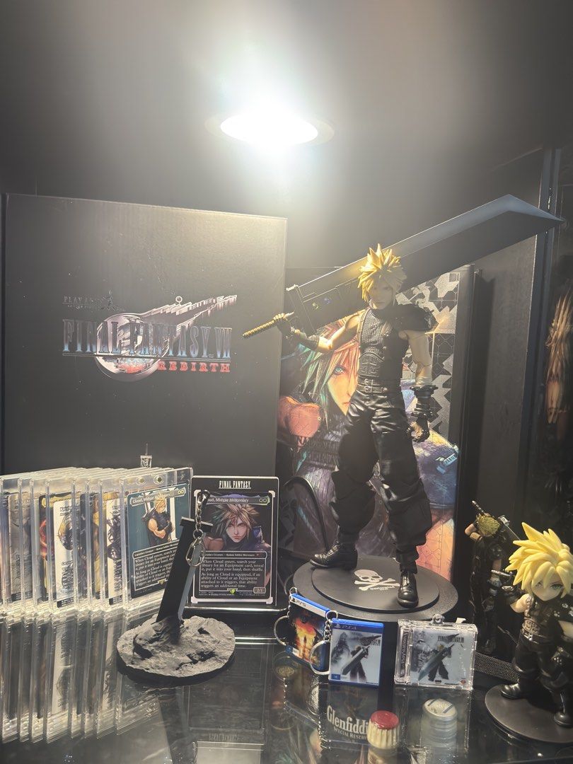 Final fantasy Shin arts Cloud strife set (Category: Figurines & Statues) located in Quezon City. Submitted by janhenessey (Listing ID 1453979950, Image 2). Description: Ffvii shin arts cloud - customize magnetic materia hilt - complete Ffvii - remake materia book Ffvii sephiroth one touch edge Ff tcgs Instant cab collection.