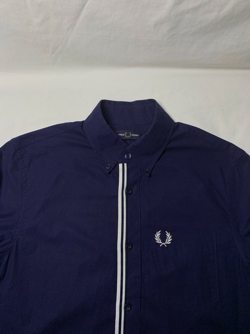 Fred Perry Polo Button Down Long sleeve (Category: Luxury Apparel) located in Manila. Submitted by macadr1p (Listing ID 1454157767, Image 3). Description: FRED PERRY Dimes: 19x28.5 Best fit: S/M Color rate: 10/10 Condition: Like New - no issues - Complete tags - Color not faded at all - Collar not faded - No sign of usage - High quality Fabrics - OVERALL💯 ✔ Premium fabric for all-day comfort ✔ Clean and versatile style ✔ Classic and modern color