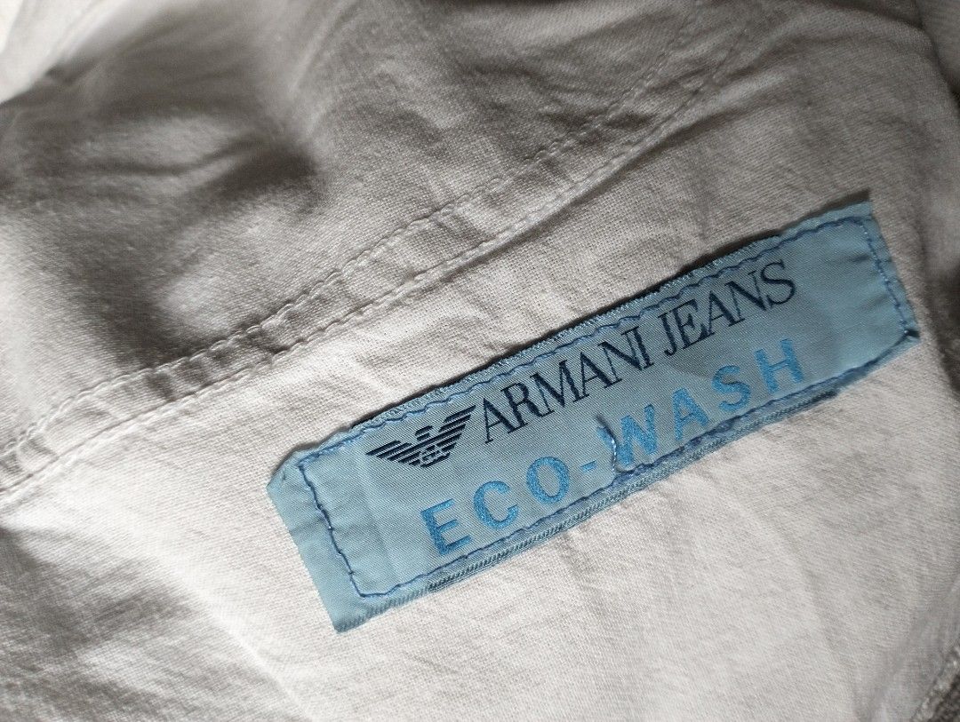 Giorgio armani (Category: Jeans) located in Baguio. Submitted by dapper_deals (Listing ID 1454075534, Image 3). Description: Giorgio Armani straight cut pants Dimentions: WaistL:16.5(33) L:41 Leg Opening:8.5 Thigh:11.
