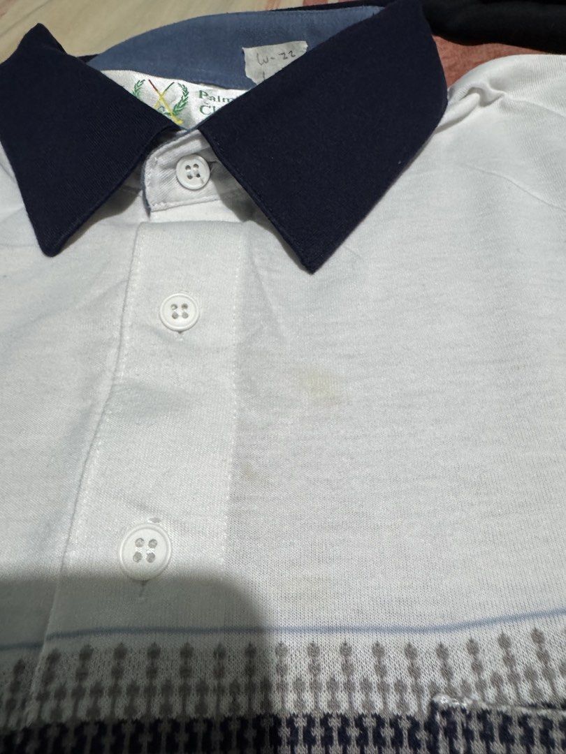Golf polo shirt (Category: Tshirts & Polo Shirts ) located in Lipa City. Submitted by scrap.threads (Listing ID 1454169917, Image 3). Description: Item: Polo shirt Price: 250 Dimes: Width - 22 Length - 30 Issue: minimal yellow stain Lipa City Ship via J&T (Shouldered by buyer) Payment via Gcash ***Notice*** Color may vary due to lighting. Payment first. Item/s are thrifted or used condition unless stated otherwise. Please manage your expectation.