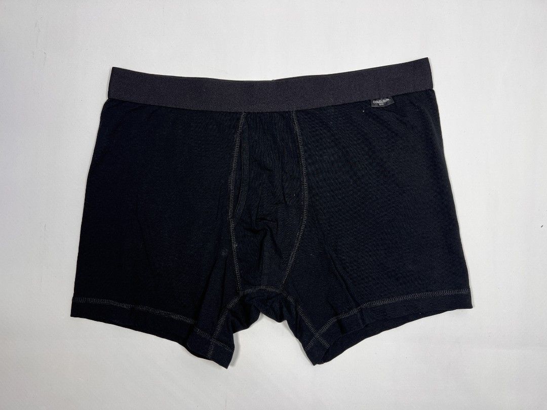 Goodfellow & Co. Boxer Briefs - Black & Gray (2-pack) (Category: Underwear) located in Manila. Submitted by karsonsilyobyrns (Listing ID 1454177430, Image 2). Description: BRAND: Goodfellow & Co. Size (Inch) ‼️Medida Size‼️ : W 32-38 Color Rate: 9.8/10 Condition: Like New Issue: None ‼️ Thrifted item — please manage your expectations, authenticity is not guaranteed (check photos for tags!) 🧼 Items have been stored or thrifted — we highly recomme